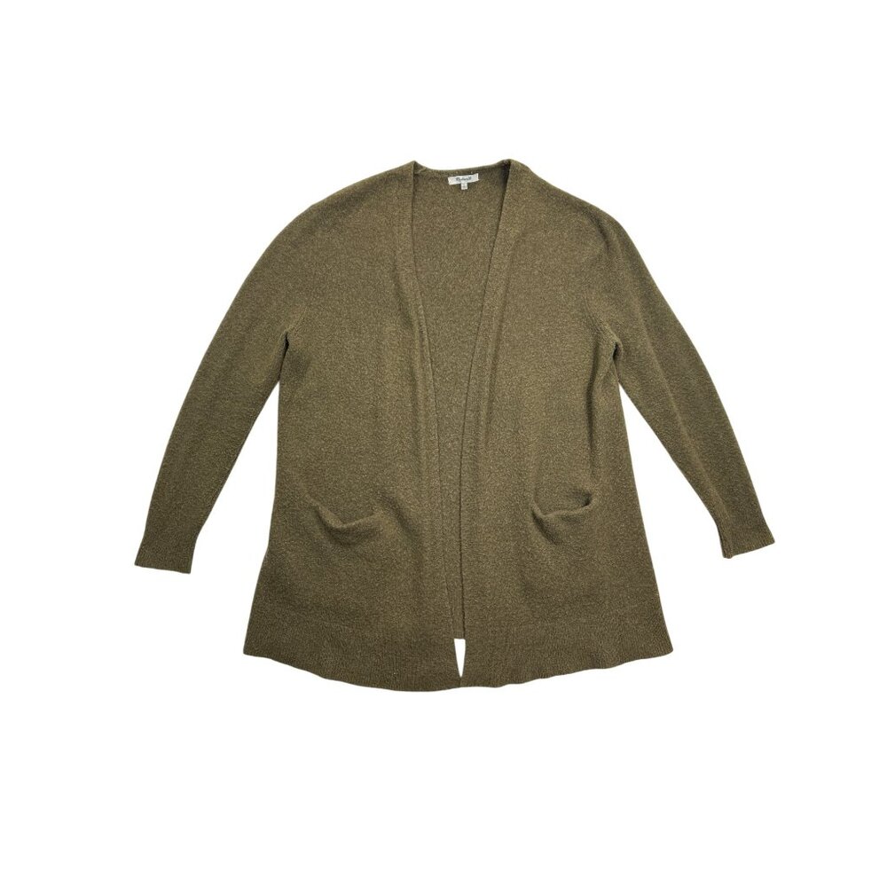 Madewell Cardigan‎ Sweater Womens Large Green Ryder Merino Wool Alpaca Blend